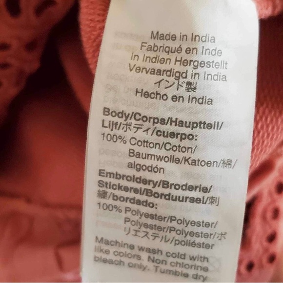 J. Crew Eyelet Lace Trimmed Scoop Neck Sweatshirt Size Small - Picture 3 of 7